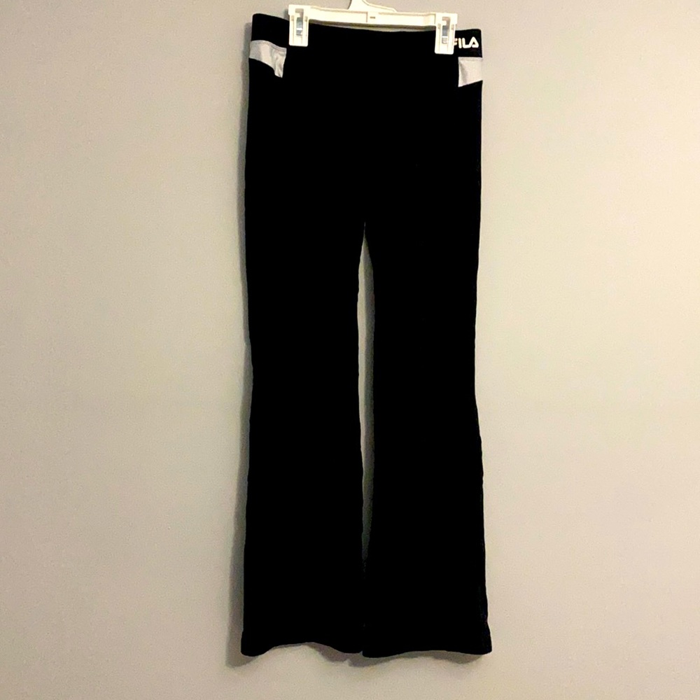 Fils Sport Black Yoga Pants Size Small